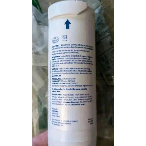 Brand New Genuine Replacement Part For GE XWF Refrigerator Water Filter 1 pack - Picture 8 of 10
